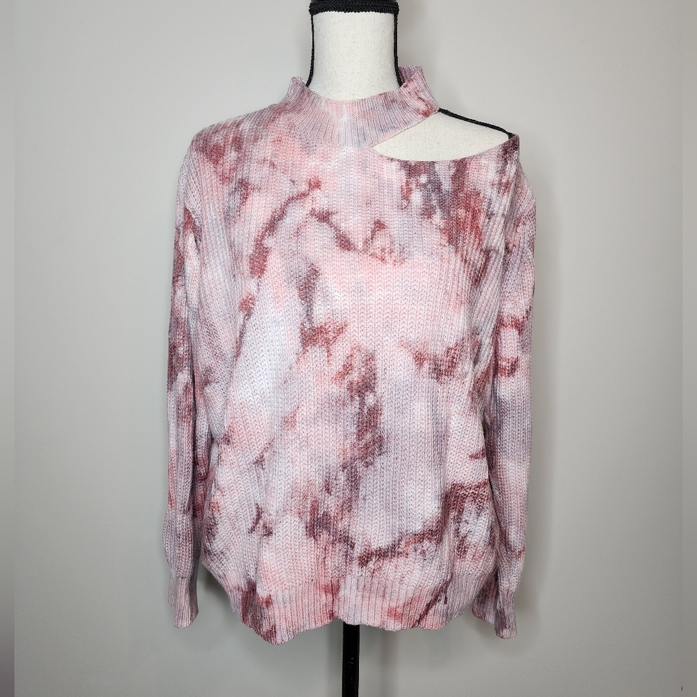 Main Strip Open Shoulder Sweater